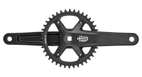 microshift square axle crankset sword black 1x9v 42 teeth