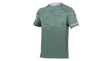 Maillot manches courtes homme endura marble edition limitée vert