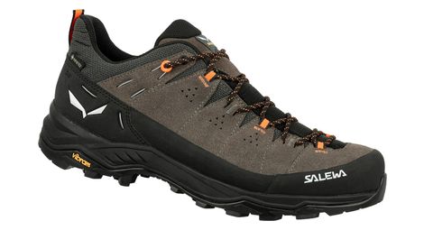 salewa alp trainer 2 gore tex hiking shoes brown black