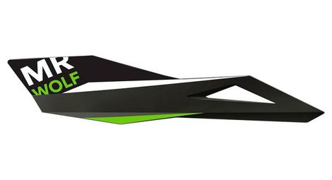 Kit Stickers MR WOLF Recchie Pro Noir/Vert