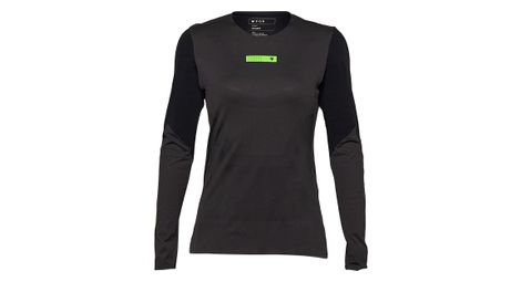 Maillot manches longues femme fox rawtec noir