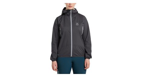 Giacca impermeabile haglöfs l.i.m proof donna nero