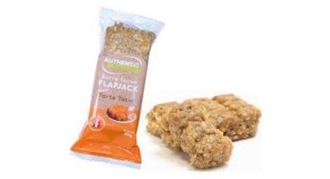 Barre energetique façon flap jack 4x22,5g authentic nutrition - tarte tatin