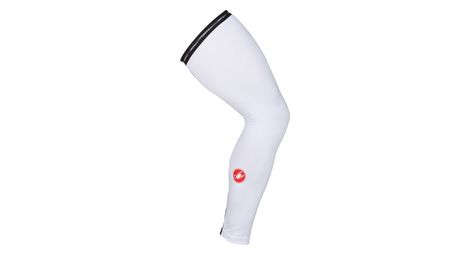 Paire de jambieres castelli upf 50 blanc