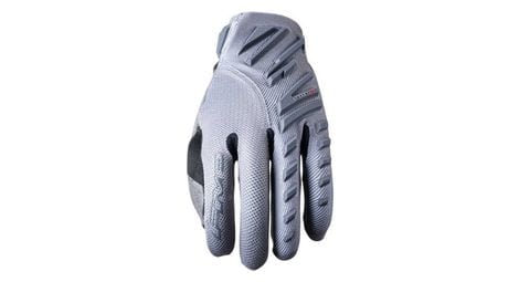 Paire de gants longs five enduro air gris 