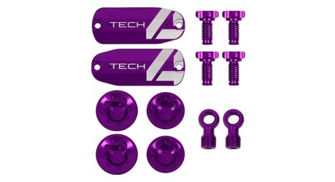 Kit de customisation pour freins hope tech 4 v4 violet