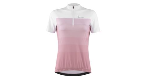 Loeffler maillot cycliste à manches courtes W Bike Jersey HZ Rainbow Mid Rosanne - Rose