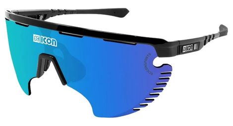 Lunettes scicon aerowing lamon noir / multimirror bleu