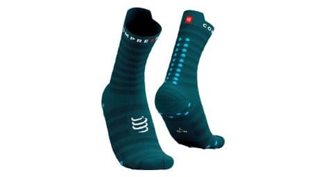 Pro racing socks v4.0 ultralight run high shaded spruce green