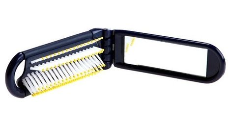 Brosse pliable avec miroir cao