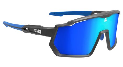 Coffret lunettes azr pro race rx noir mat / ecran bleu + ecran incolore