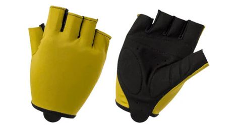 Guanti da ciclismo in gel senape - agu