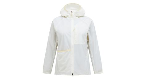 Veste manches longues femme peak performance freelight polartec alpha blanc