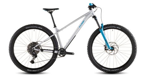Cube reaction tm one hardtail mtb shimano cues 11s 27.5'' raw metal argento 2026