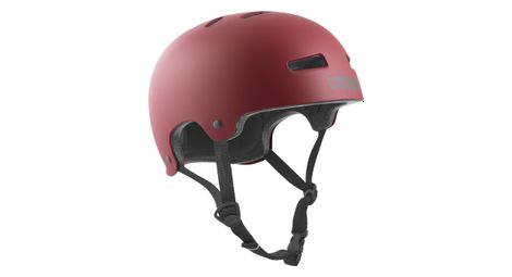 Casque bol tsg evolution solid satin oxblood