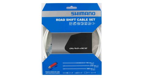Shimano kit câbles et gaines dérailleur dura-ace 9000 blanc