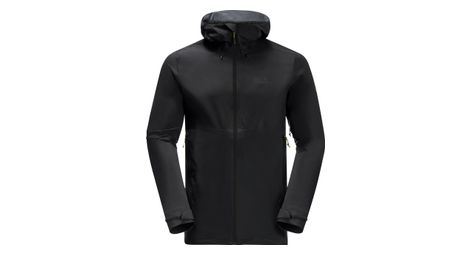 Veste impermeable jack wolfskin highest peak 2 5l noir