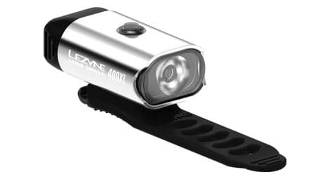 Lezyne mini drive400xl luz delantera plateada