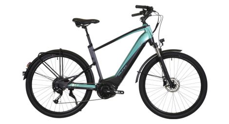 Vélo d'exposition - vélo de ville électrique sunn urb sleek woman shimano altus 9v 400 wh 650b noir / turquoise 2023