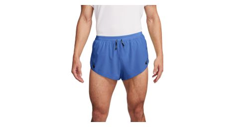 Pantalón corto nike dri-fit adv aeroswift 2in azul split para hombre