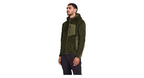 Sweat a capuche team hi loft hoodie olive vert