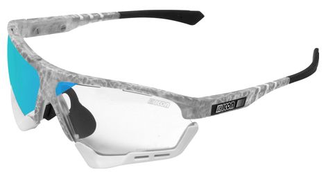 Scicon sports aerocomfort scn xt xl lunettes de soleil de performance sportive miroir bleu photochro