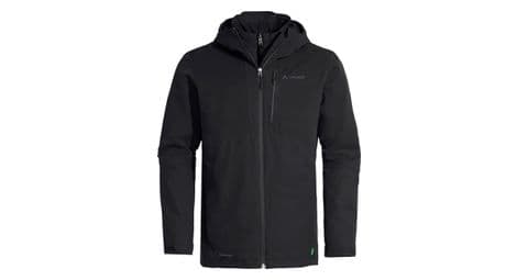 Chaqueta impermeable vaude miskanti 3 en 1 ii para hombre  negra