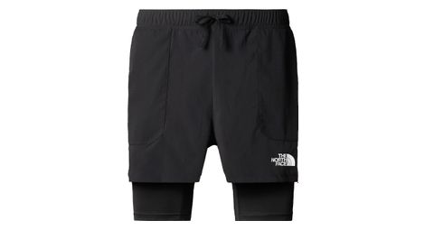 The north face sunriser 15cm 2-in-1 short black s