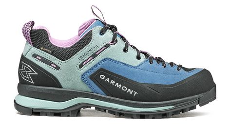 Chaussures d'approche femme garmont dragontail tech gore-tex bleu/rose