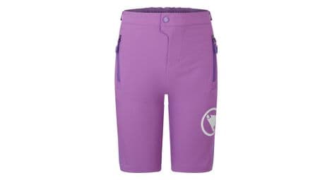 Pantalón corto endura mt500jr burner morado niños