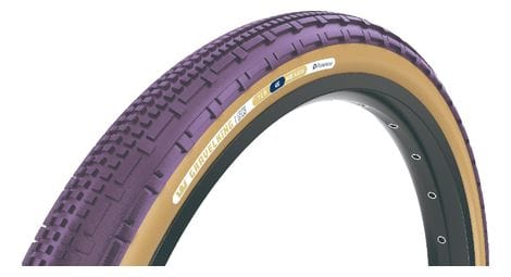 Pneumatico panaracer gravelking sk gravel 700 mm tubeless ready folding mescola zsg gravel beadlock tufftex purple beige sidewall