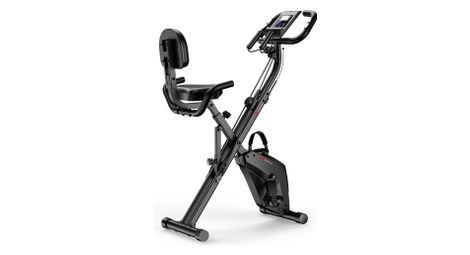 Vélo d'appartement Fitness H C magnétique pliable blanc