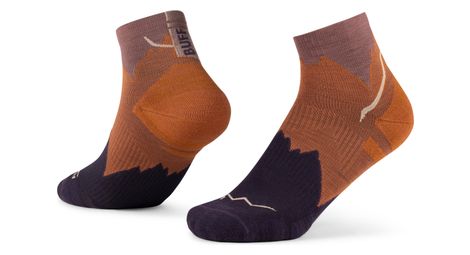 Calzini quarti leggeri Buff Merino 3" arancione