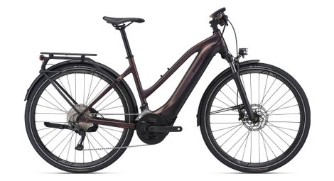 Bicicleta eléctrica de montaña giant explore e+1 pro sta shimano deore 11v 625 wh violeta 2021 l / 176-186 cm