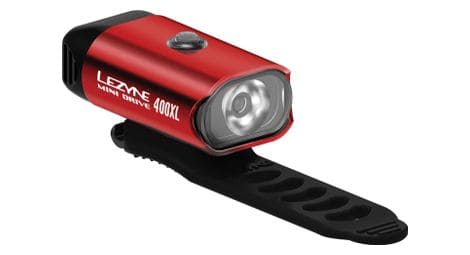 Eclairage avant lezyne mini drive 400xl rouge