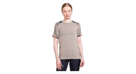 Maglia a maniche corte craft pro trail beige pink donna s