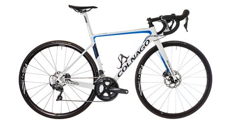 Bicicleta de carretera colnago v3 disc shimano ultegra 11s 700 mm blanco azul 2022