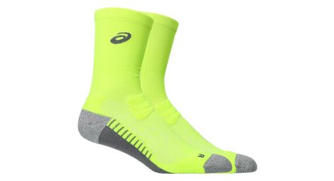 Calcetines asics performance run crew amarillos