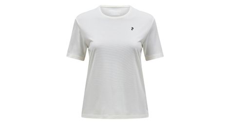 camiseta de mujer peak performance polartec   delta white