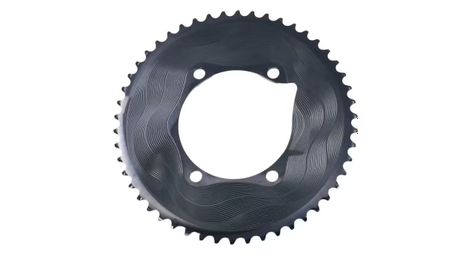 Plateau extérieur alugear rond aero 110 bcd asymétrique shimano 11 vitesses noir