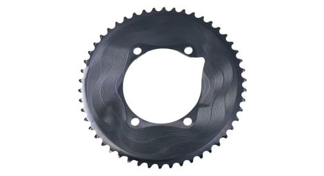 alugear round aero 110 bcd asymmetrical 11 speed shimano chainring black