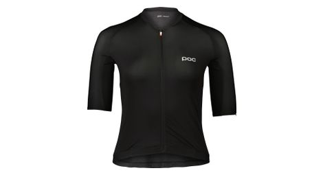 Maillot manches courtes femme poc pristine noir