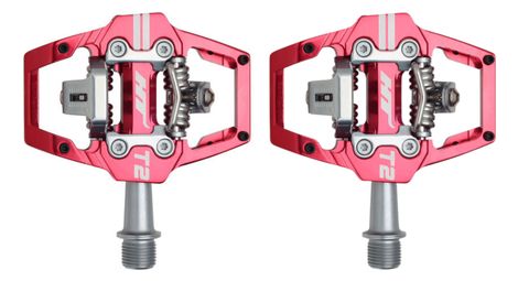 Ht components t2 pedals stealth red