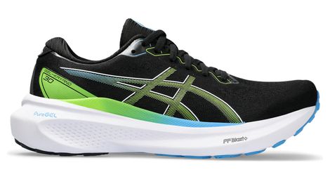 Asics gel kayano 30 running shoes black blue green