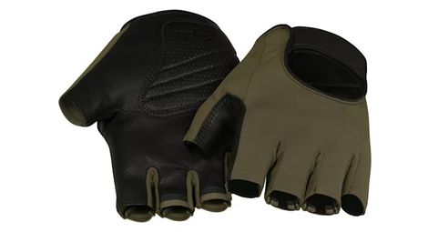 Gants courts rapha classic vert fonce