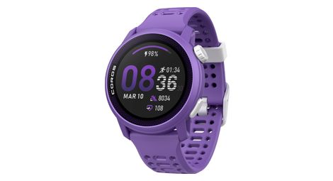 Reloj gps coros pace 3 correa de silicona morada