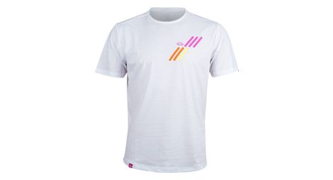 Maillot de manga corta BV Sport Light Blanco/Rosa Unisex