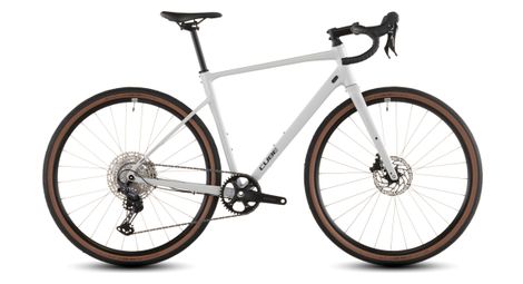 Vélo de Gravel Cube Nuroad EX Shimano GRX 12V 650b Blanc Cotton Gris 2026