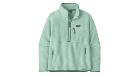 Forro polar Patagonia Retro Pile Marsupial 1/2 Zip Verde Mujer