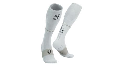 Compressport calcetines completos oxygen blancos